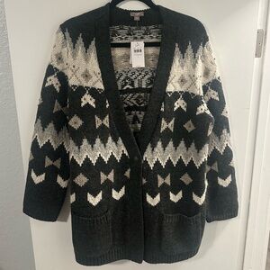 J. Jill long cardigan sweater. Size large